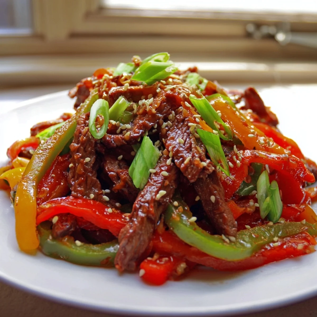 Spicy Beef and Pepper Stir-Fry