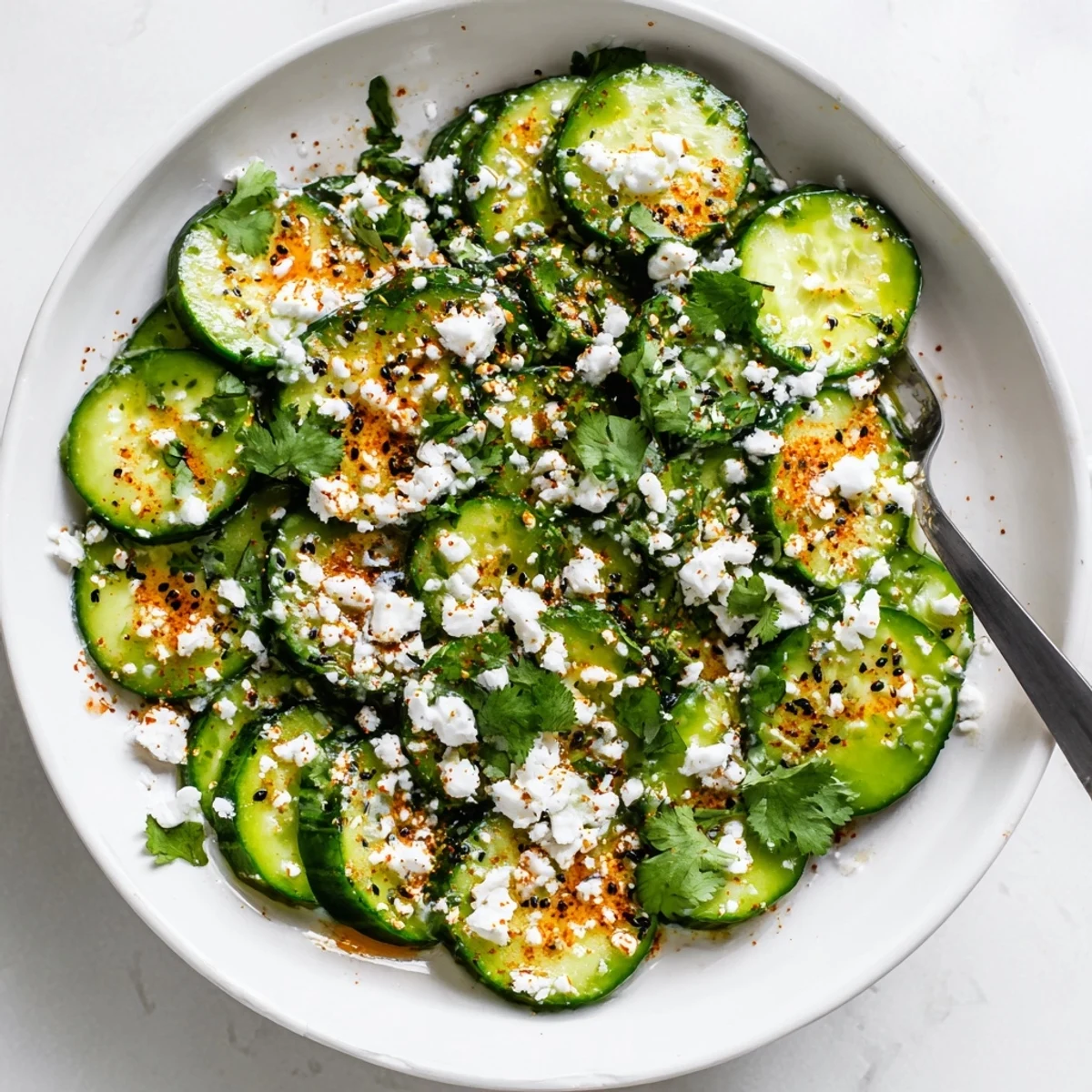 Bright green cucumber sticks tossed with tangy lime and chili powder, served in a bowl with lime wedges