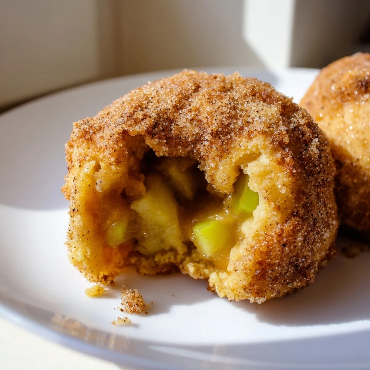 Golden caramel apple pie bombs with spiced apple filling and melted caramel center