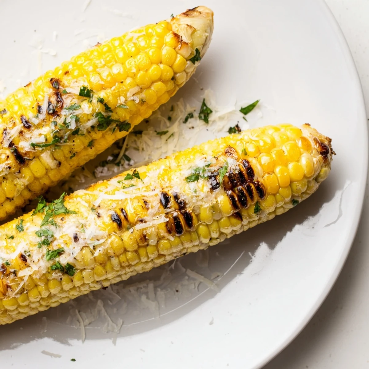 Garlic Parmesan Corn on Cob