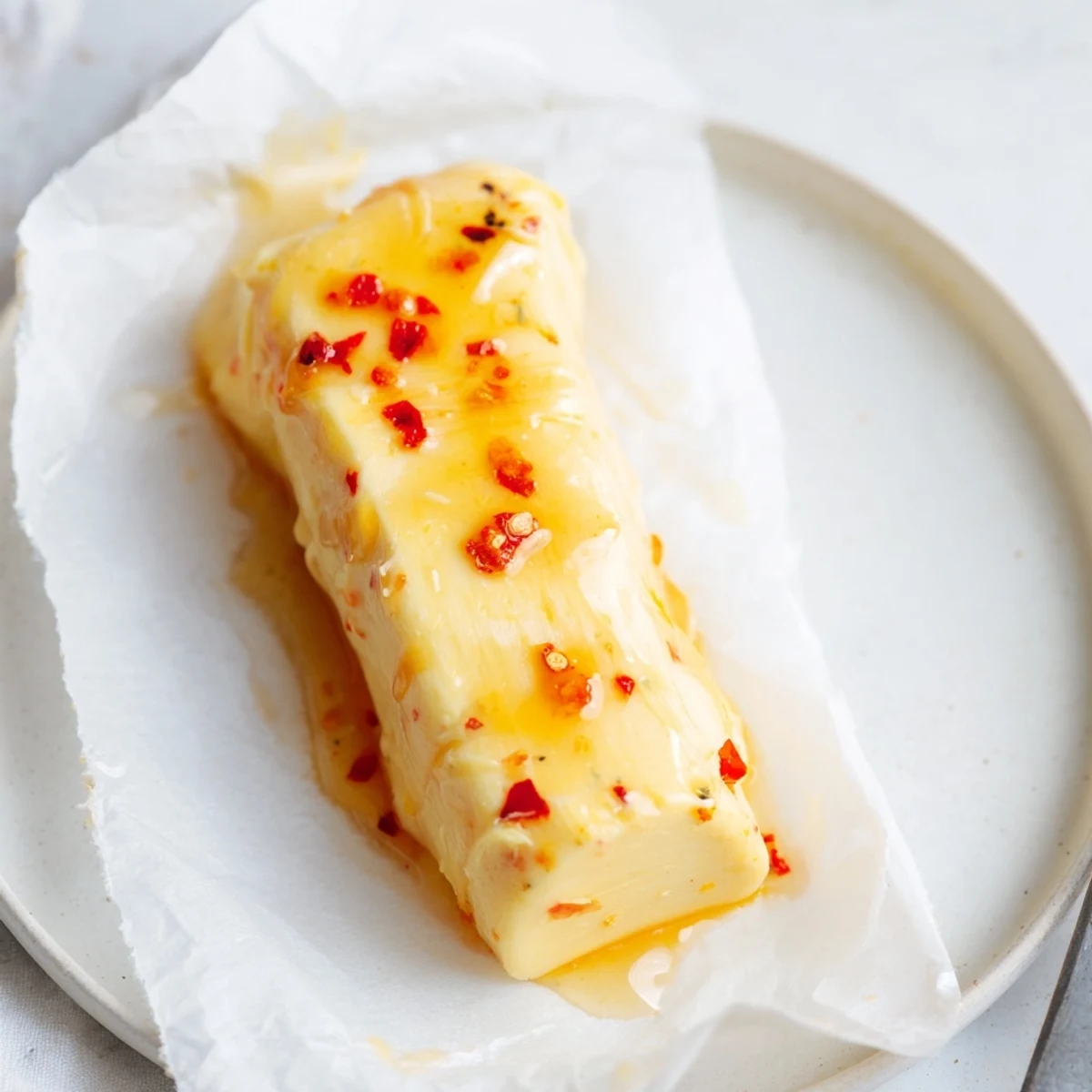 Whipped Sweet Spicy Honey Butter on biscuits, smoky paprika and honey aroma