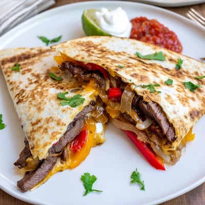 Steak Quesadillas with Grilled Beef